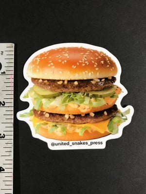 Image of CHEESEBURGER STICKER