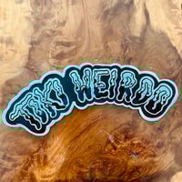 Image 3 of TIKI WEIRDO 12" Embroidered Sew-On/Iron-on Rocker Back Patch