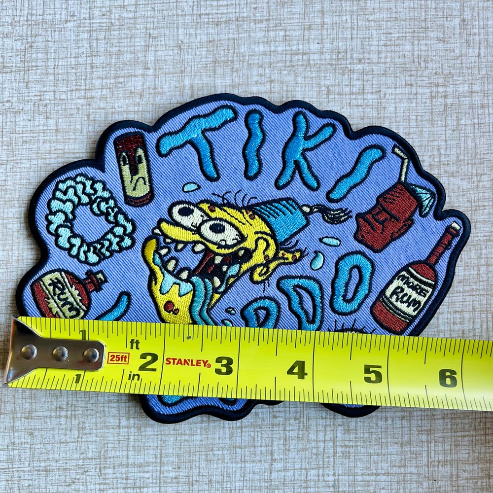 TIKI WEIRDO 6" Full-Color Embroidered Sew-On/Iron On Patch