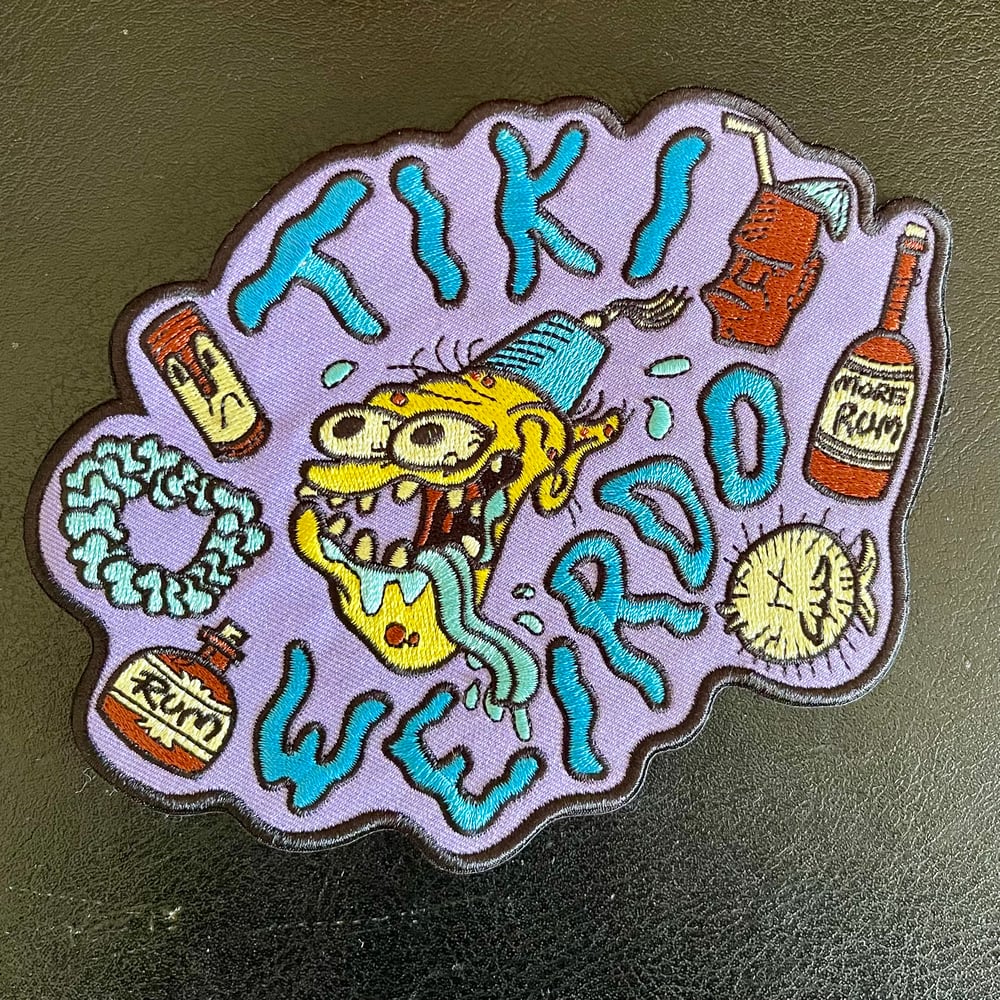 TIKI WEIRDO 6" Full-Color Embroidered Sew-On/Iron On Patch