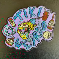 Image 2 of TIKI WEIRDO 6" Full-Color Embroidered Sew-On/Iron On Patch