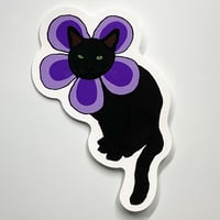 Image 1 of Purple Flower Cat 