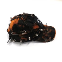 Image 4 of Black Distressed Hat 2 - Hard Hat