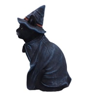 Image 3 of Bewitching Witch Cat Figurine 