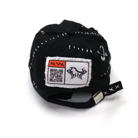 Image 3 of Black Distressed 2 - Solid Hat