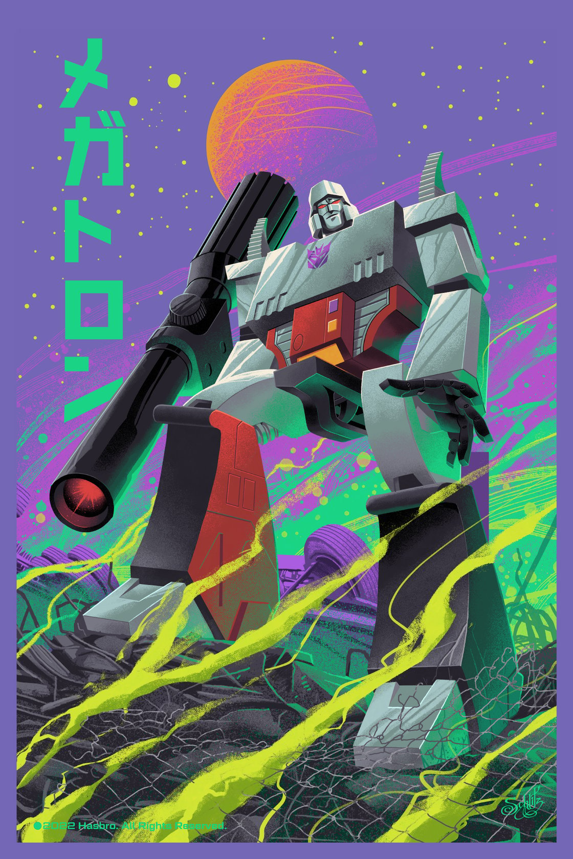 Image of Megatron Poster - 12" x 18"