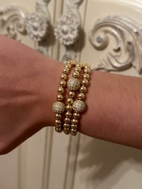 Image 2 of 1 Disco Ball Beaded Bracelet 
