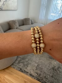 Image 3 of 1 Disco Ball Beaded Bracelet 