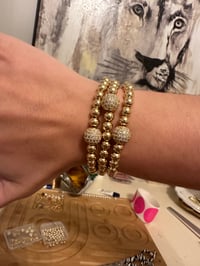 Image 4 of 1 Disco Ball Beaded Bracelet 