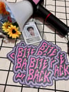 bite back holo vinyl sticker