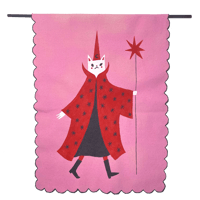 Cat Wizard Pennant