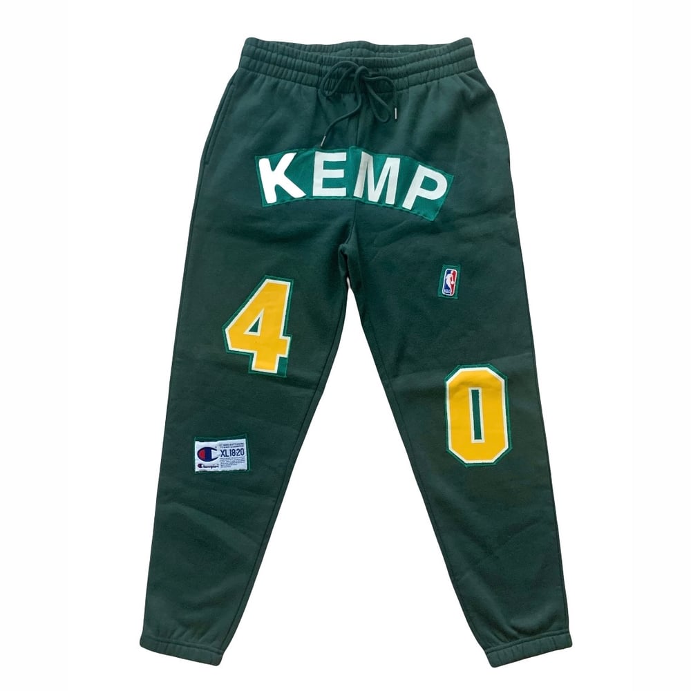 Image of Reworked Shawn Kemp Seattle Sonics Joggers