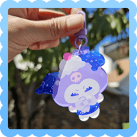 Image 2 of soda float purple flavor❄️ acrylic charm