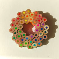 Image 2 of colour spectrum brooch