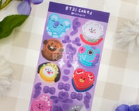 Image 3 of BT 21 Cake Sticker Sheet