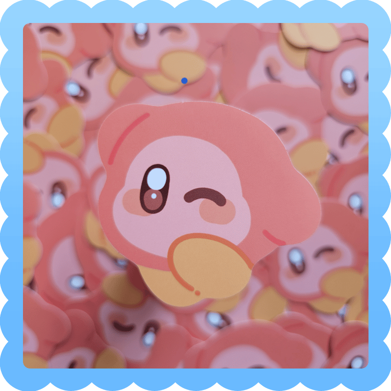 Image of waddle dee dee❄️ waterproof vinyl sticker