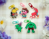 Image 2 of Smiling Friends Acrylic Keychains