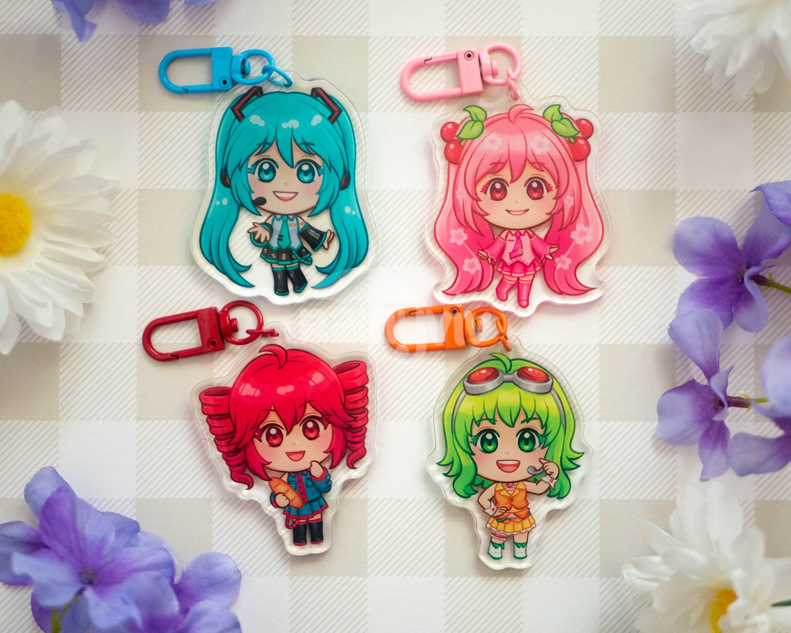 Vocaloid Acrylic Keychains | RainyViv