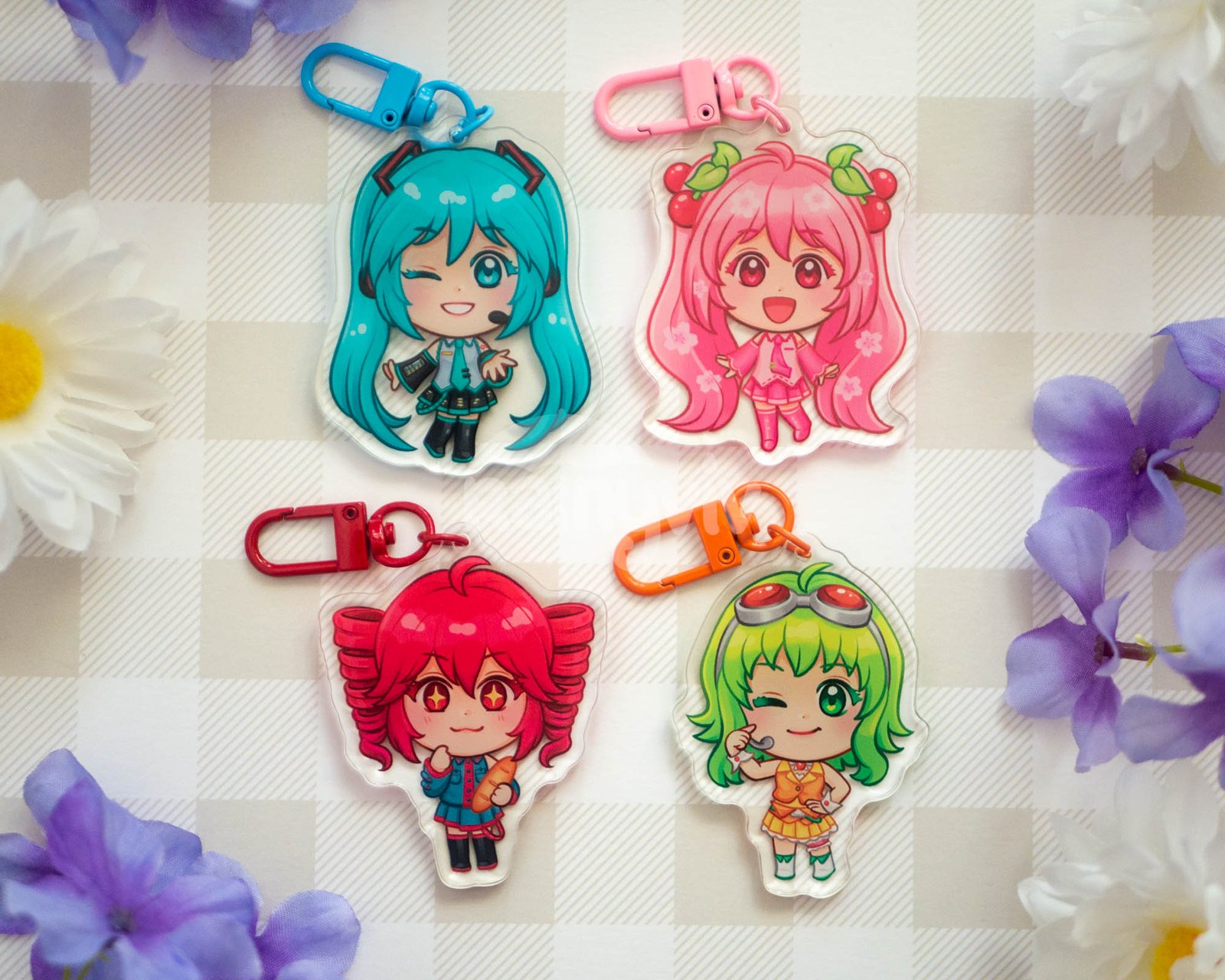 Vocaloid Acrylic Keychains | RainyViv