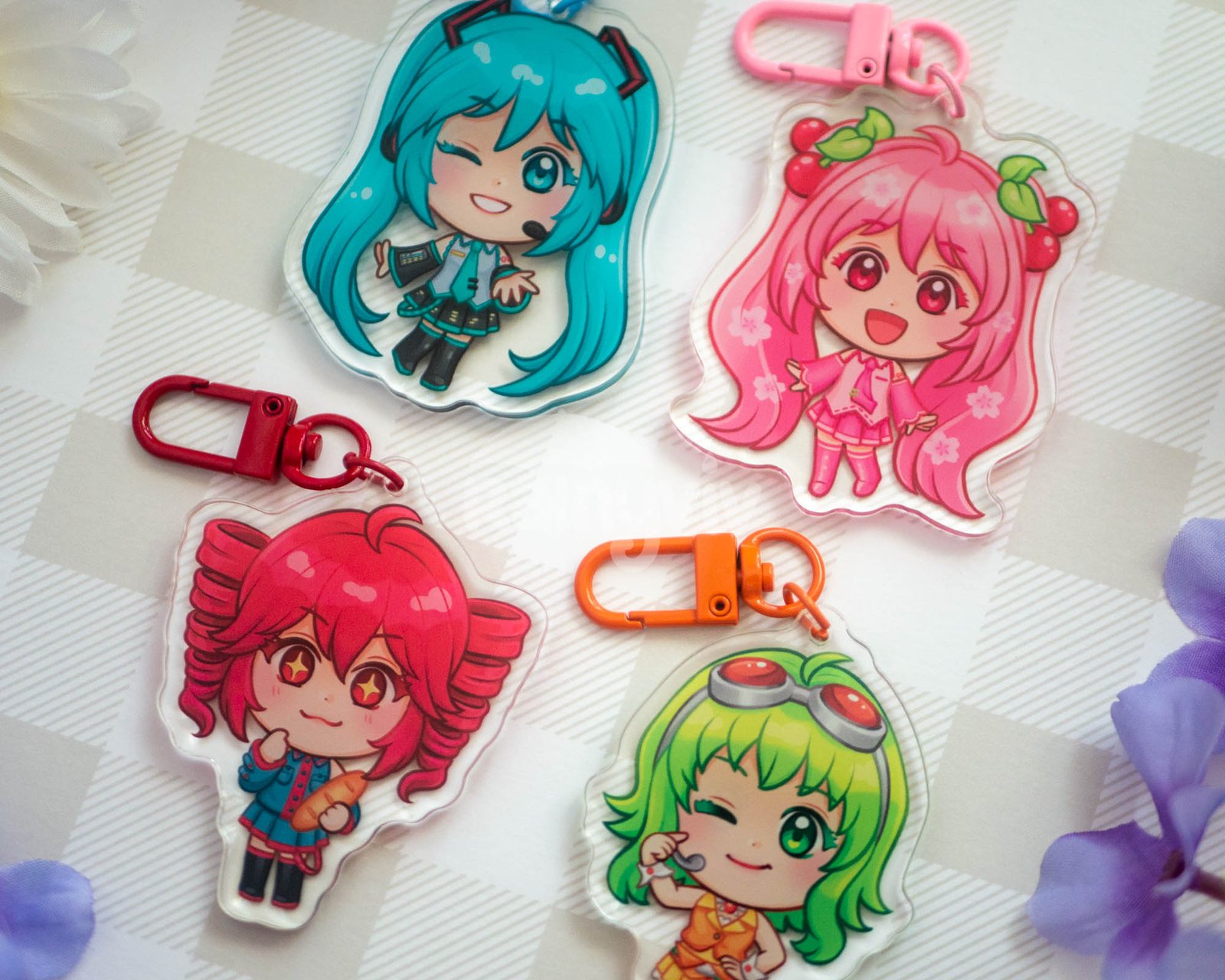 Vocaloid Acrylic Keychains | RainyViv