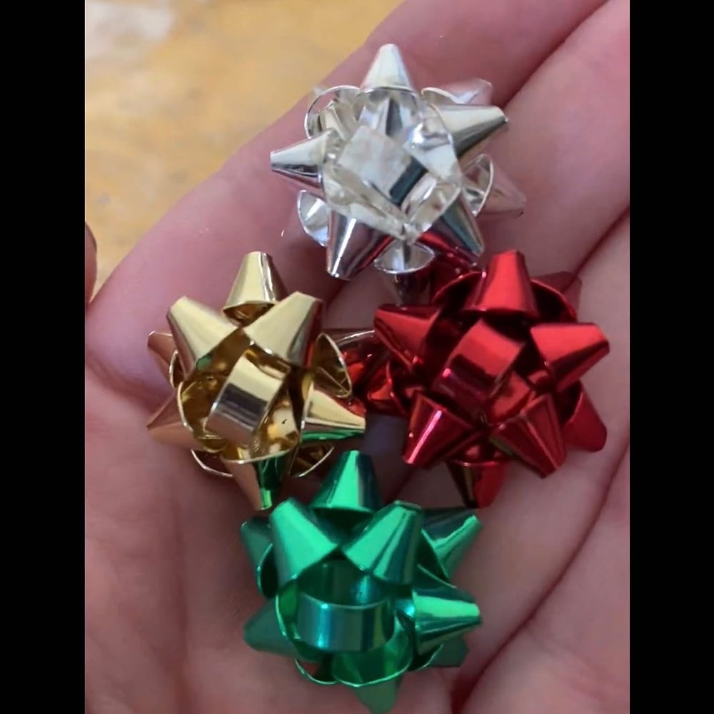 Image of Holiday Bow Plugs (sizes 2g-5/8)