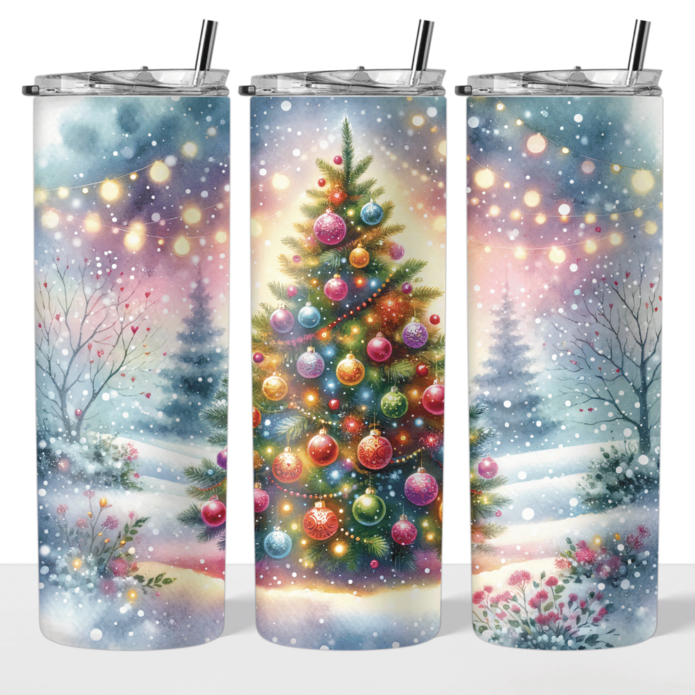 Image of Christmas Tree 20oz Tumbler🎄