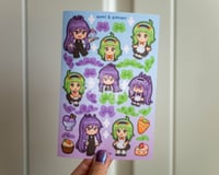 Image 4 of Gumi & Gakupo Maid Cafe Sticker Sheet