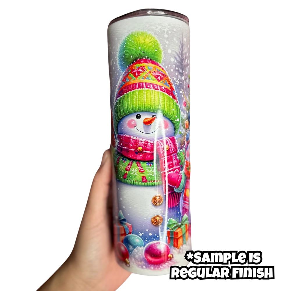 Image of Holiday Snowmen 20oz Tumbler⛄️💖