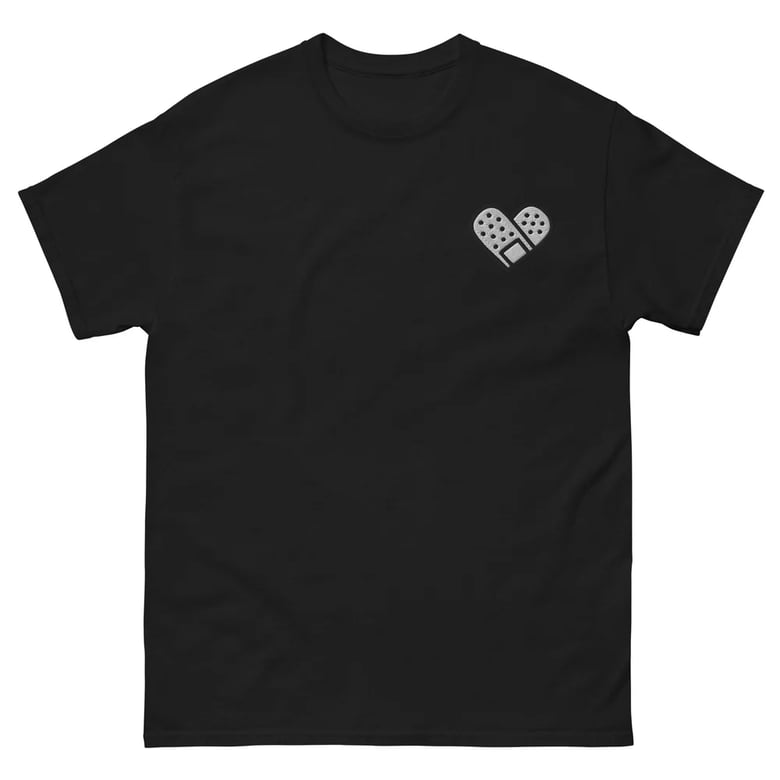 Image of Classic BIGGER Heart Bandaid T in different colours 