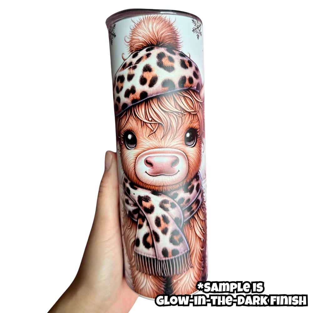 Image of Holiday Cow #1 20oz Tumbler🐮🤎