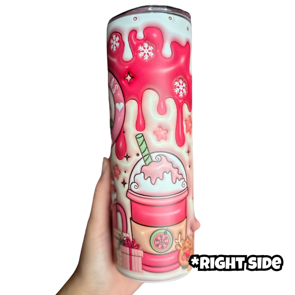 Image of Christmas Vibes Coffee 20oz Tumbler🎄☕️