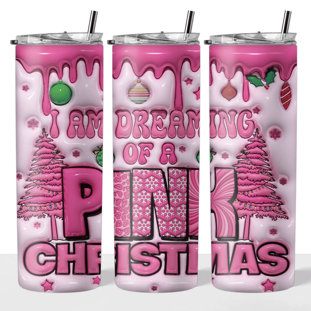 Image of Dreaming of a Pink Christmas 20oz Tumbler💖