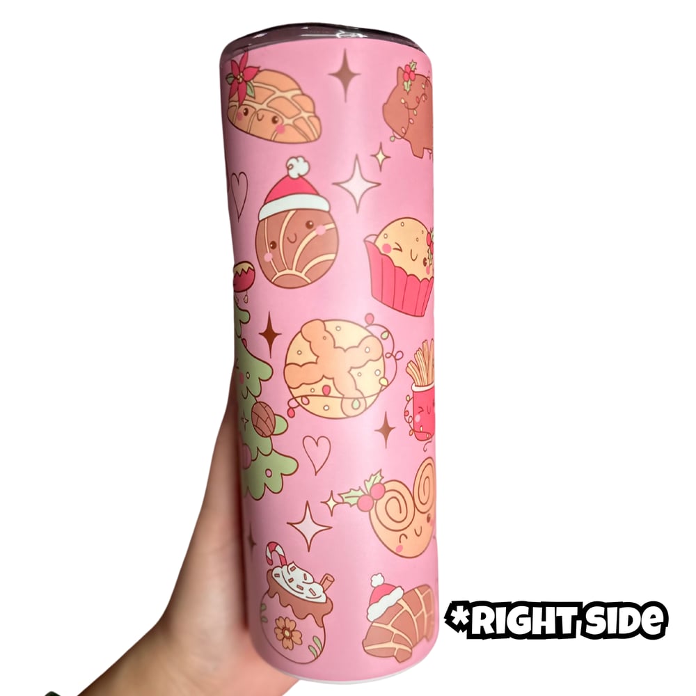 Image of Pan Dulce Christmas 20oz Tumbler🍞🎄