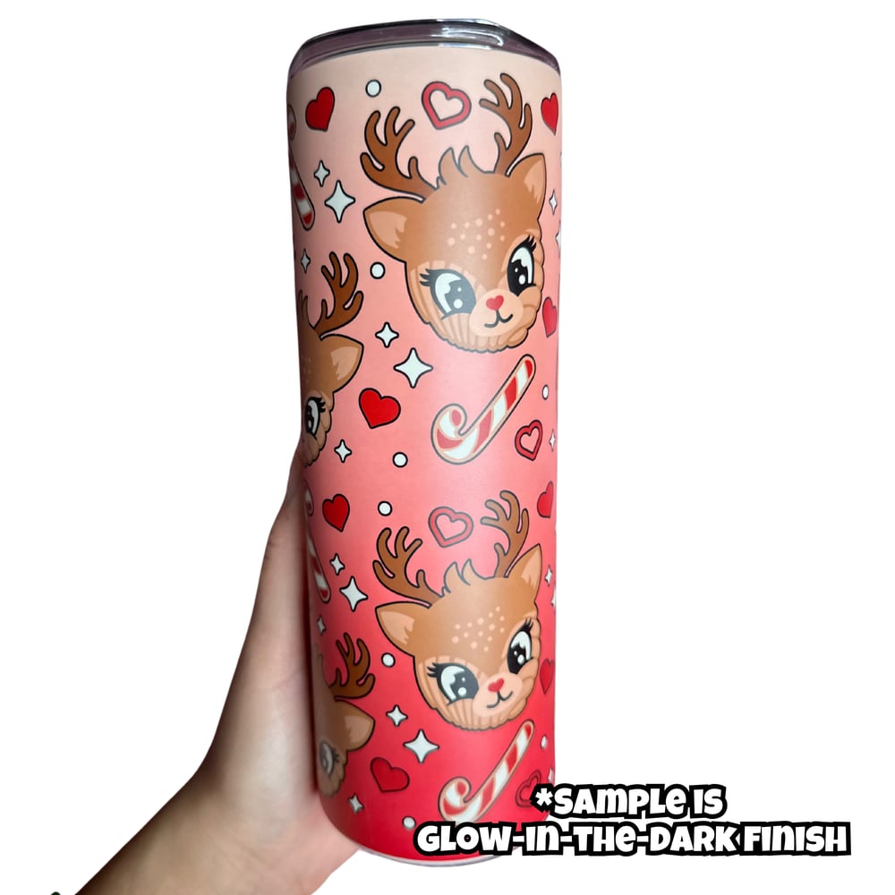 Image of Concha Reindeer 20oz Tumbler🦌❤️