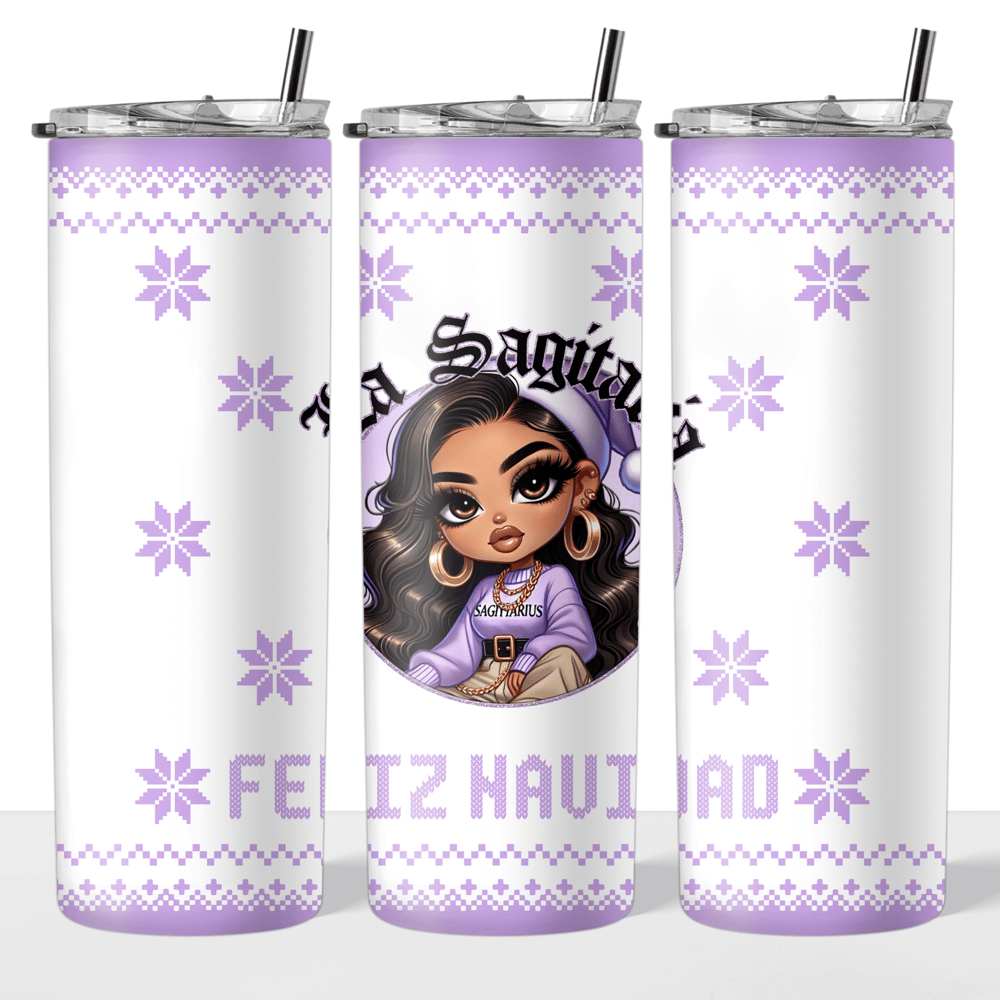 Image of Latina Zodiac 20oz Tumbler (Select Your Zodiac)💕