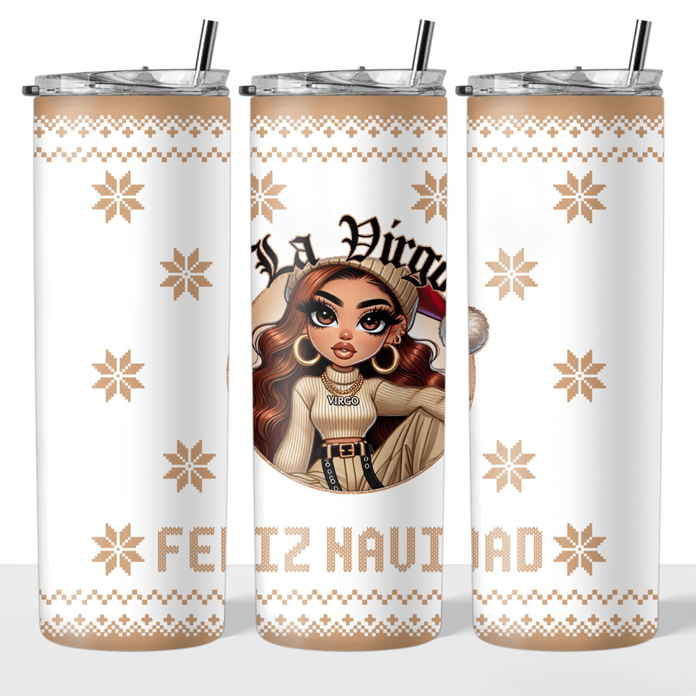 Image of Latina Zodiac 20oz Tumbler (Select Your Zodiac)💕