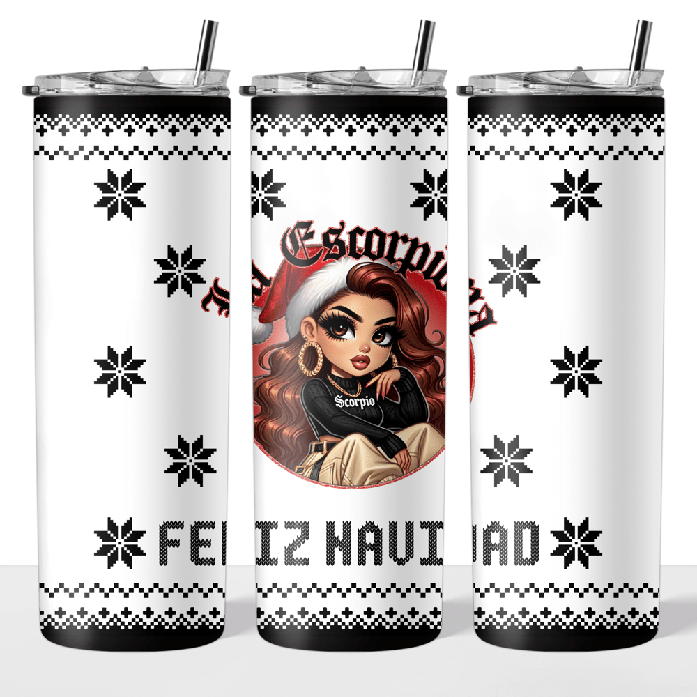 Image of Latina Zodiac 20oz Tumbler (Select Your Zodiac)💕