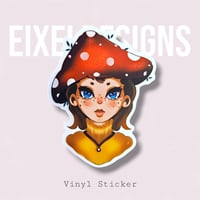 Mushroom Girl Sticker