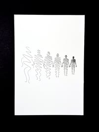 Image 1 of Silhouettes 01 — 5x7" pen plot