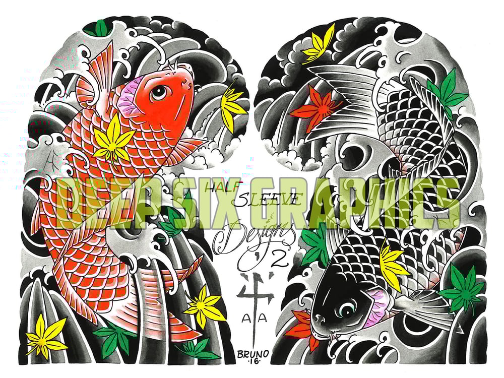 Image of Koi Half Sleeves