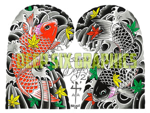 Image of Koi Half Sleeves
