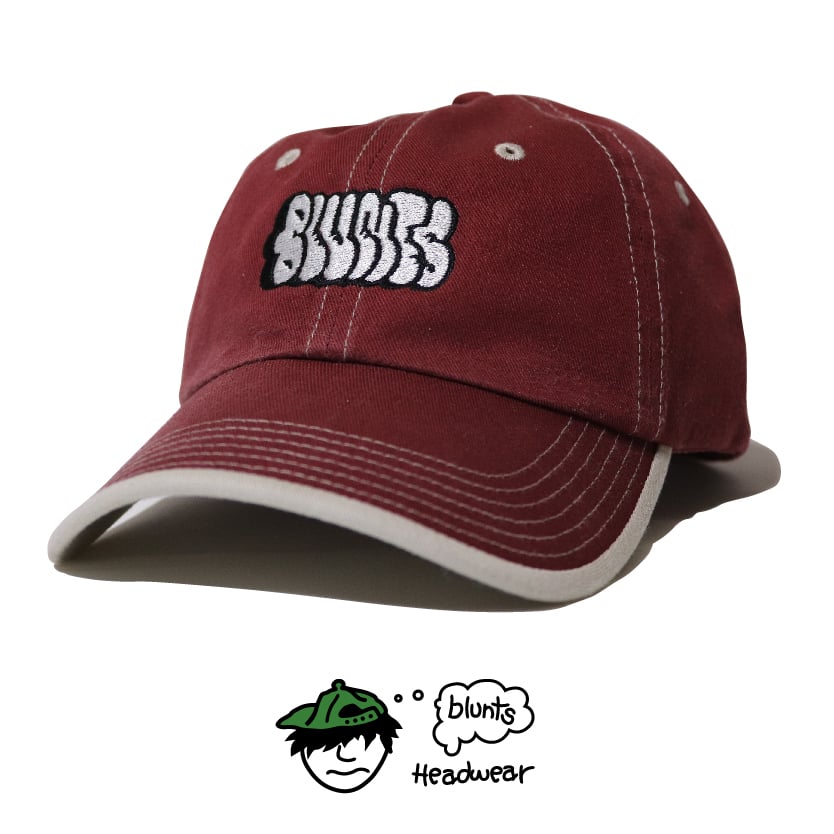 Image of (MAROON) BRICKS HAT BY BLUNTS HEADWEAR