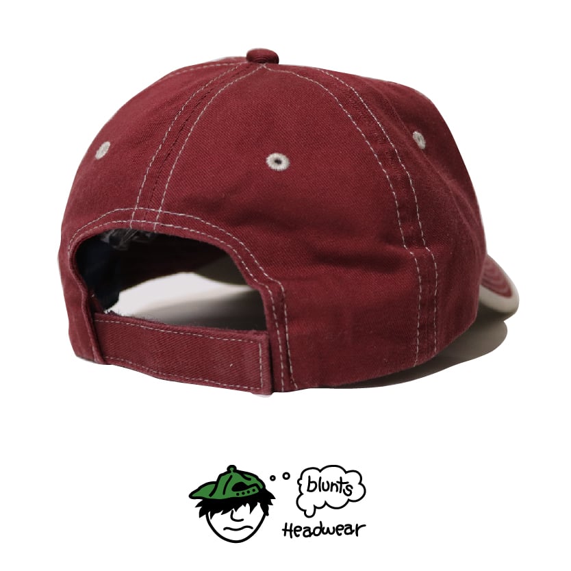 Image of (MAROON) BRICKS HAT BY BLUNTS HEADWEAR