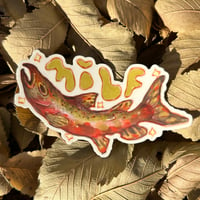 Image 1 of man i love fish(ing) king salmon sticker