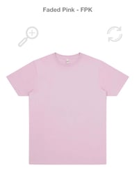 Image 1 of Pre-order faded pink short sleeve logo t shirt