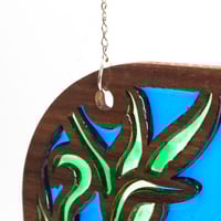 Image 5 of Handcrafted Resin and Wood Orca Art Panel