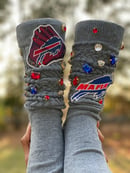 Image 1 of Bills Mafia (Gray) Slouch Socks