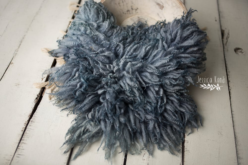 Image of Quarry Blue hand felted fur