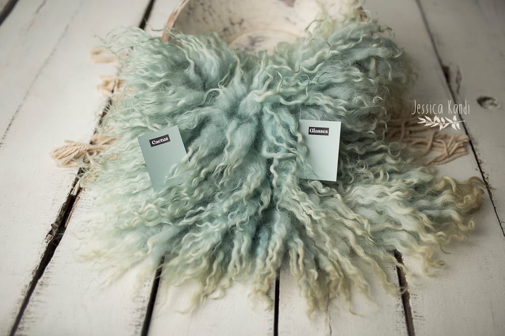 Image of Minty Sage hand felted fur