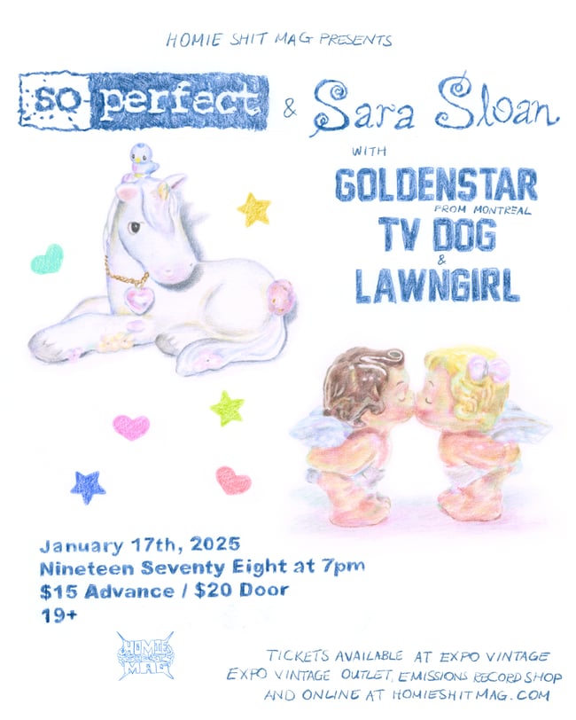  So Perfect, Sara Sloan, Goldenstar, TV Dog & Lawngirl Live @ Nineteen Seventy Eight